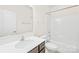Clean bathroom with a shower-tub combo and vanity sink at 586 Brookhaven Dr, Fort Mill, SC 29708