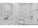 Bathroom features a shower-tub combo with sink at 650 Wabash Ave # 1, Charlotte, NC 28208