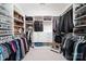 Spacious walk-in closet with custom shelving and ample storage at 658 Gardenbrook Trl, Belmont, NC 28012