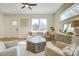 Light-filled living room featuring modern decor, comfortable seating, and views of the outdoors at 709 Catawba St, Lincolnton, NC 28092