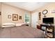Cozy bedroom with warm tones, natural light, and functional furniture arrangement at 816 Radio Rd, Statesville, NC 28677