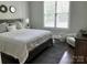 Bright bedroom with a serene view and a plush, inviting bed at 104 Bunker Way, Mooresville, NC 28117