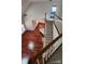 Open staircase leading to the second floor, providing a seamless transition between living spaces at 10607 Old Bridge Ln, Charlotte, NC 28269