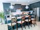 Kitchen with granite countertops, stainless steel appliances, an island with seating and eat in area at 1141 Overlake Dr, Belmont, NC 28012