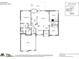 Detailed floor plan showcasing the layout of the home, including room dimensions and total square footage at 2289 Veery Ln, Rock Hill, SC 29732