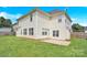 Spacious backyard featuring a concrete patio for outdoor entertaining and leisure at 280 Glenn Allen Rd, Mooresville, NC 28115