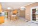 Cozy breakfast nook with bar seating, and easy access to kitchen and living areas at 2909 Arbor Knl, Concord, NC 28025