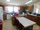 A bright kitchen with white appliances, wooden cabinets, and a cozy dining area for Gathering meals at 33343 Old Salisbury Rd, Albemarle, NC 28001