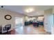 Spacious kitchen with an island and bar stool seating at 6313 Woodland Commons Dr, Charlotte, NC 28269
