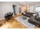 Living room featuring hardwood floors, neutral paint, and lots of natural light at 1005 8Th Sw Ave, Conover, NC 28613