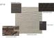 Exterior design choices featuring cobblestone siding, brick accents, and a dark roof at 1052 Mapletree Ln, Indian Trail, NC 28079