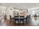 Spacious kitchen features granite countertops, stainless steel appliances, and a large island with barstool seating at 13339 Mcguffy Dr, Huntersville, NC 28078