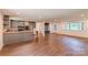 Bright, open-concept living space featuring a modern kitchen with stainless steel appliances and natural light at 155 Mcallister Rd, Statesville, NC 28625