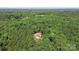 Aerial view of house surrounded by dense trees and green landscape at 1687 Sierra Rd, York, SC 29745