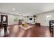 Spacious living room with hardwood flooring and a decorative ceiling fan at 1687 Sierra Rd, York, SC 29745