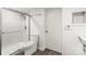 This bathroom features a tile shower and modern fixtures at 2028 Old Latter Rd, Newton, NC 28658