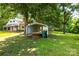 Metal carport provides shelter for vehicles near the main house at 2028 Old Latter Rd, Newton, NC 28658