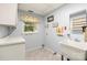 Functional laundry room with sink and window at 2028 Old Latter Rd, Newton, NC 28658
