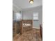 Elegant bathroom showcasing a glass-enclosed shower and a tiled soaking tub at 2145 Jack Wilson Rd, Shelby, NC 28150