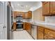 Well-lit kitchen featuring stainless steel appliances and tile flooring for a modern look at 2785 Clover Nw Rd, Concord, NC 28027