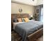 Comfortable main bedroom with a high ceiling and warm accents at 4204 Canipe Dr, Charlotte, NC 28269