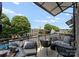 Relaxing balcony with comfortable seating, perfect for enjoying outdoor views and a morning coffee at 460 E 33Rd St, Charlotte, NC 28205