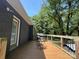 A spacious back deck offers a private outdoor living space, perfect for entertaining at 6616 Love Mill Rd, Monroe, NC 28110