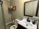 Modern bathroom featuring a shower, vanity, and updated fixtures for a spa-like experience at 6616 Love Mill Rd, Monroe, NC 28110