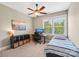 Comfortable bedroom with modern desk, storage, and a bright window for a welcoming workspace at 739 Terrace Park, Rock Hill, SC 29730