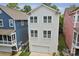 This exterior boasts a modern design and large windows for natural light at 739 Terrace Park, Rock Hill, SC 29730