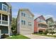 This property features a modern exterior design and an attached garage at 739 Terrace Park, Rock Hill, SC 29730