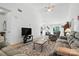 Open living space with vaulted ceilings, neutral decor, and access to other rooms at 8529 Indian Summer Trl, Harrisburg, NC 28075