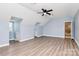 Spacious bonus room with new floors, neutral paint and great natural light at 11305 Hunters Landing Dr, Charlotte, NC 28273