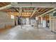 Unfinished basement with exposed ceiling at 137 Proust Rd, Statesville, NC 28625