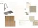 Selection of materials for a new construction home including cabinet doors, flooring, and backsplash at 2030 Puddle Pond Rd, Indian Trail, NC 28079