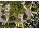 High-angle view of the property, highlighting the lot size and neighborhood layout at 2124 Congress Ct, Kannapolis, NC 28083