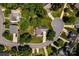 Overhead shot of the home, showing its location within a residential neighborhood at 2124 Congress Ct, Kannapolis, NC 28083