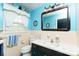 Neat bathroom with a mirror, vanity, and essential fixtures at 24132 Nc Hwy 73 Hwy, Albemarle, NC 28001