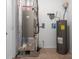 Utility area with water heater and furnace at 3296 Saddlebrook Dr, Midland, NC 28107