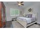 Cozy bedroom with a comfortable bed, window views, and a tranquil atmosphere at 6326 Jepson Ct, Charlotte, NC 28214