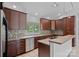 Modern kitchen with granite counters, stainless steel appliances, and ample cabinetry at 640 Lochaven Rd, Weddington, NC 28173