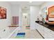 Bright bathroom with a soaking tub, double sinks, and an airy feel at 6531 Hazelton Dr, Charlotte, NC 28210
