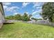 Spacious backyard featuring a wooden deck, surrounded by a well-maintained lawn at 810 4Th St, Kings Mountain, NC 28086
