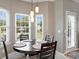 Breakfast nook with natural light flooding in through the large windows at 8417 Hirsch Dr, Charlotte, NC 28277