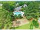 Beautiful aerial view of the community pool and recreation area, complete with lush greenery at 11521 Savannah Creek Dr, Charlotte, NC 28273
