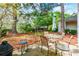 Inviting patio area perfect for outdoor dining and entertaining, complete with patio furniture at 11521 Savannah Creek Dr, Charlotte, NC 28273