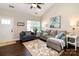 Comfortable living room with vaulted ceiling, stylish rug, and an open layout feel at 117 Franklin St, Clover, SC 29710