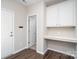 Convenient mudroom with built-in storage and countertop, perfect for organization at 12140 Mcdowell Pl, Huntersville, NC 28078