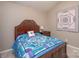 Comfortable bedroom with queen bed and quilted bedding at 1304 Hammond Dr, Matthews, NC 28104