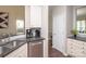 Open kitchen with granite countertops, stainless dishwasher and view of dining area at 1304 Hammond Dr, Matthews, NC 28104